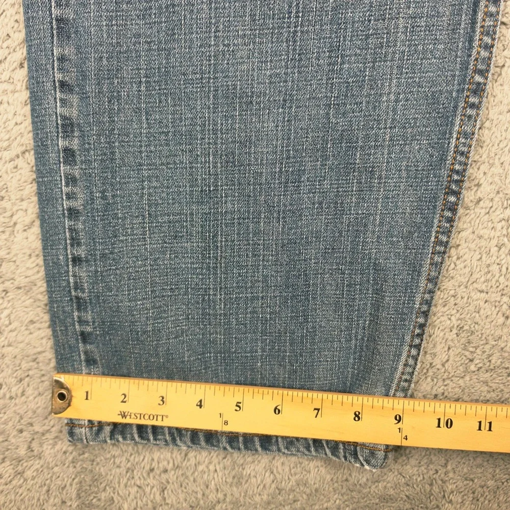 Levis 559 Relaxed Straight Jeans Mens 36x32 Blue Medium Wash Denim Cotton Casual